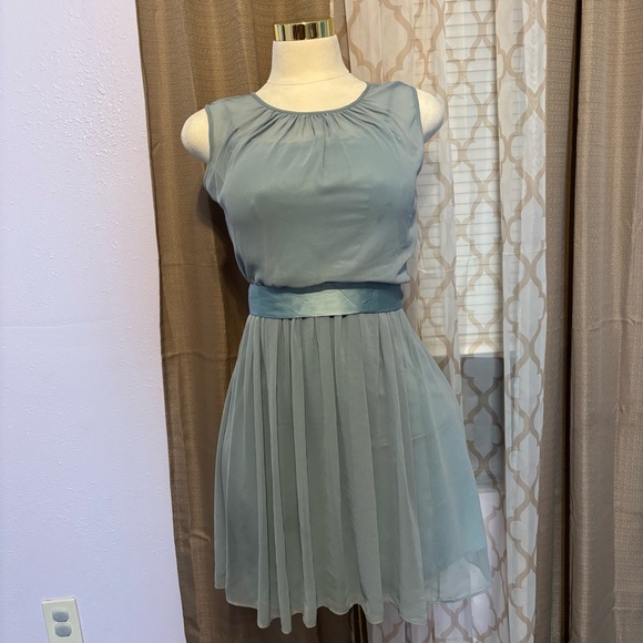 After Six Dresses & Skirts - After Six Green Sleeveless Midi Sundress